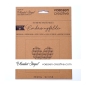 Preview: Vaessen Creative Mundart Stempel Prägeschablone Herz mit Danke 15x15cm