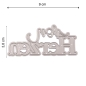 Preview: Vaessen Creative Mundart Stempel Stanzschablone von Herzen 9.0x3.8cm