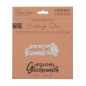 Preview: Vaessen Creative Mundart Stempel Stanzschablone Herzlichen Glückwunsch 8.0x3.0cm