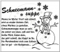 Preview: PP-Stamps Stempelgummi unmontiert Schneemannsuppe Spruch