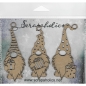 Preview: Scrapaholics Weihnachtsdeko Wichtelzwerge 2mm 3 Stück