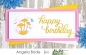 Preview: Picket Fence Studios Stanzschablone Slimline Happy Birthday 18x4cm
