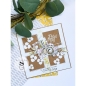 Preview: Simply Graphic Stanzschablone Fleurs encadrées 4.5x4.5cm
