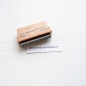 Preview: Alexandra Renke Holzstempel Mini Typo Nur eine Kleinigkeit 3.0cm x 2mm