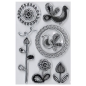 Preview: GRATIS! Kaisercraft Clearstempel Set La-Di-Da