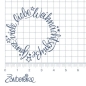 Preview: Zaubereike Holzstempel Ganz viele liebe Weihnachtsgrüsse 4.5cm
