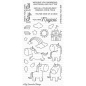Preview: GRATIS! My Favorite Things - Clearstempelset Magical Unicorns 4x8"