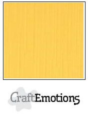 CraftEmotions Cardstock Texture gelb 250gr. 12x12" 5 Bogen