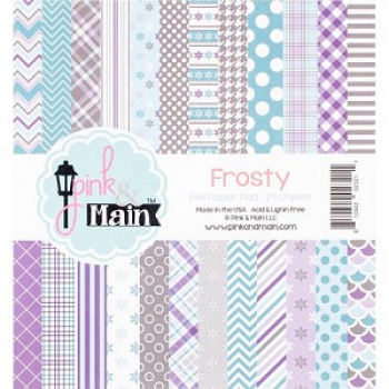 Pink & Main - Scrapbooking Papierblock Frosty 6x6"