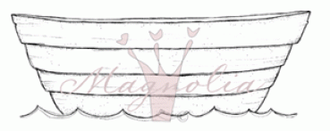 GRATIS! Magnolia - Clingstempel Summer & Sea Cling Stamp Row Boat