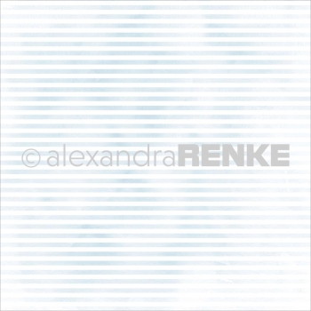 Alexandra Renke Papier Mimis Basic Light Blue Stripes 12x12"