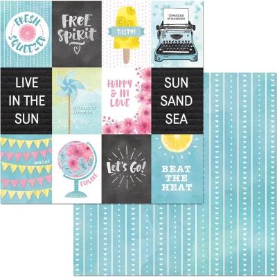 GRATIS! BoBunny Summer Mood Beat the Heat 12x12"