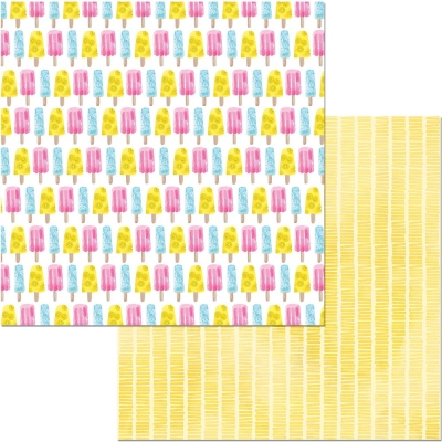 GRATIS! BoBunny Papier Summer Mood Perfection 12x12" (5 Bogen)