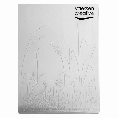 Preview: Vaessen Creative Prägeschablone Gras 10.7x14.6cm