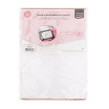 Preview: Vaessen Creative Doppelseitig klebende Blätter A4 - 5 Bogen