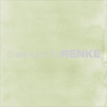 Alexandra Renke Papier Shamrock Green Watercolor 12"X12"