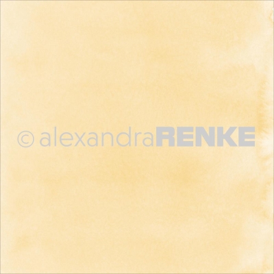 Alexandra Renke Papier Yellow Watercolor Design Paper 12"X12"