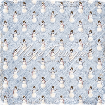 Maja Design Papier Holiday in the Alps Snowmen 12x12