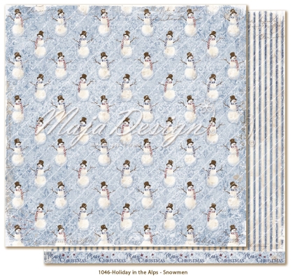 Maja Design Papier Holiday in the Alps Snowmen 12x12