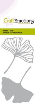 CraftEmotions Stanzschablonen Ginkgo Blätter 5x6cm