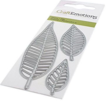 CraftEmotions Stanzschablonen Blätter Skeleton leaves