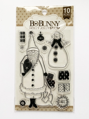 BoBunny Clearstempel Holly Jolly 4x6" Clear Stamps