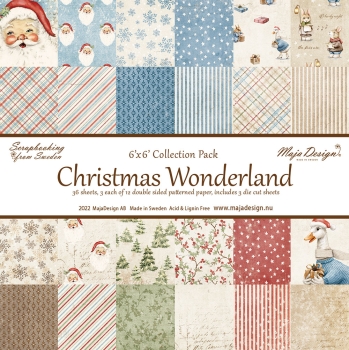 Maja Design Papierpack Christmas Wonderland 6x6" 36 Blatt