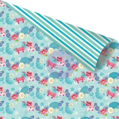 GRATIS! Prima Marketing Mermaid Kisses Sea Friends Paper 12x12"