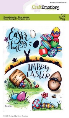 CraftEmotions Clearstempelset Easter 1 Carla Creaties