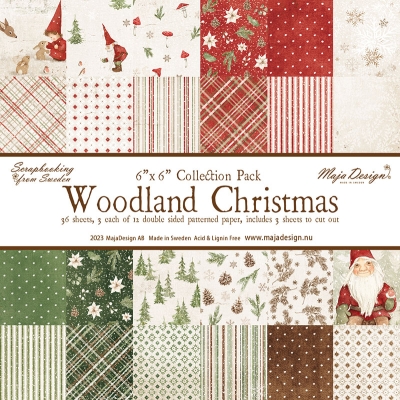 Maja Design Woodland Christmas Papierpack 6x6