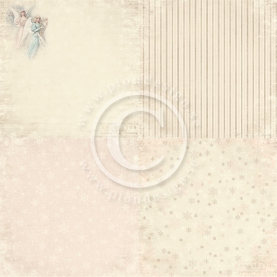 Pion Design Papier Silent Night Angels choir 12x12"