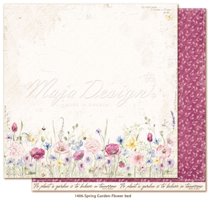 Maja Design Papier Spring Garden Flower Bed 12x12"