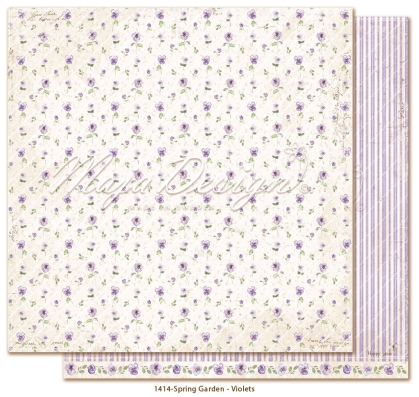 Maja Design Papier Spring Garden Violets 12x12"