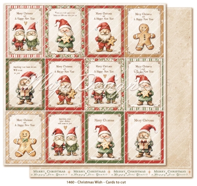 Maja Design Christmas Wish Cards to Cut 12x12"