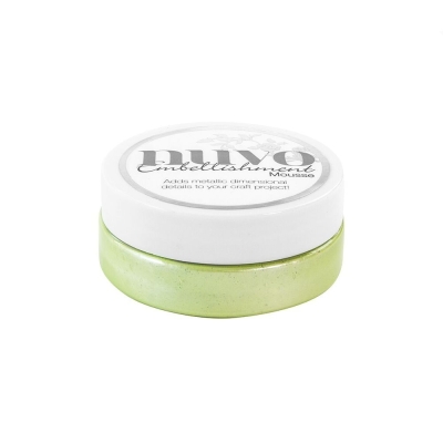 Nuvo Glitzerepaste Apfelgrün Embellishment Mousse Spring Green