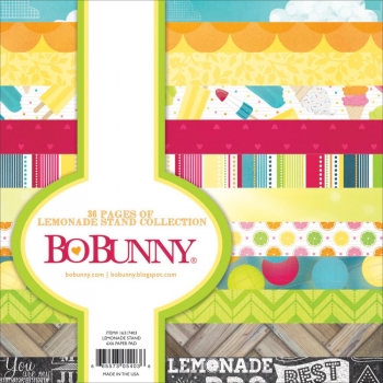 BoBunny - Papierblock Lemonade Stand Paper Pad 6x6" 36 Blatt