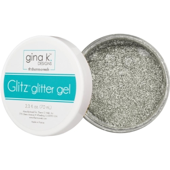 Gina K Designs Glitz Glitter Gel Silber 70ml