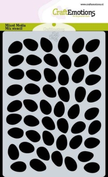 CraftEmotions Schablone Stencil Ostereier A6