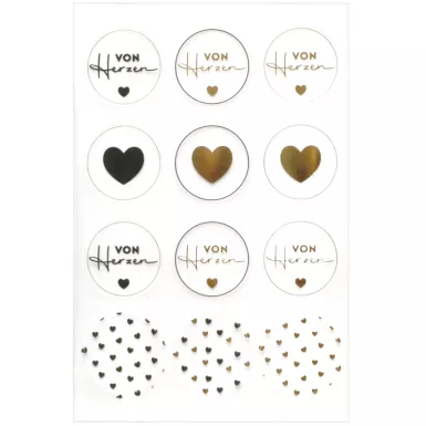 Sticker Transparent Von Herzen