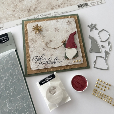 Preview: Vaessen Creative Prägeschablone Sterne 15x15cm