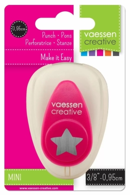 Vaessen Creative Motivhandstanzer Stern Mini 0.95cm