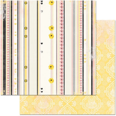 GRATIS! BoBunny Papier Petal Lane Fanciful 12x12"