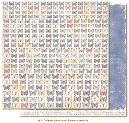 Maja Design Papier Coffee in the Arbour Butterflies are free 12x12"