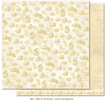 Maja Design Papier Coffee in the Arbour Lemon meringue pie 12x12"