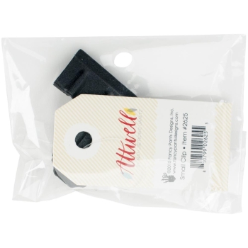 GRATIS! Fancy Pants Designs Attwell Small Clip Schwarz 5.4x4.5cm