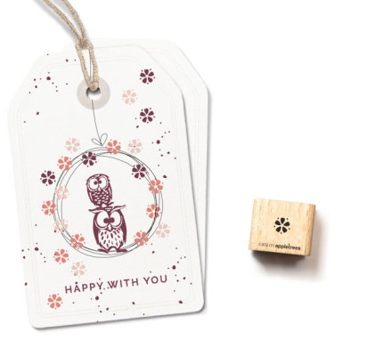 Cats on appletrees Ministempel Blüte 32 - 5x5mm