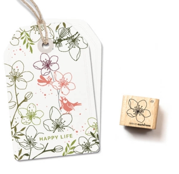 Cats on appletrees Motivstempel Obstblüte 49 - 1.5x1.5cm