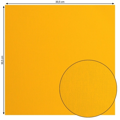 Vaessen Creative Florence Tonkarton Texture Saffron 12x12"