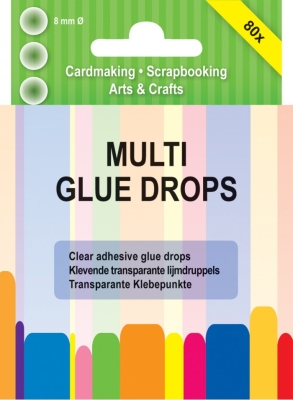 JEJE 3D Transparente Klebetropfen Multi Glue Drops 8mm