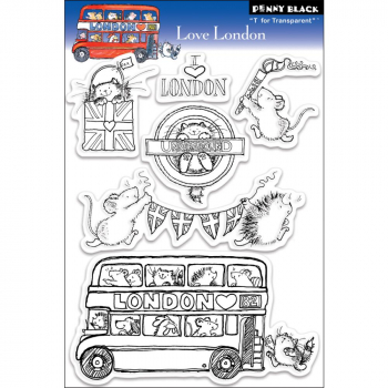 Penny Black Stempel Love London Clear Stamps 5"X7.5"